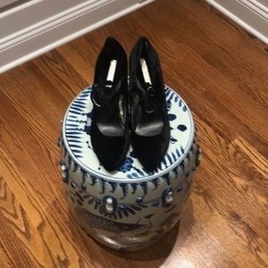 Banana Republic Velvet Mary Jane Heels